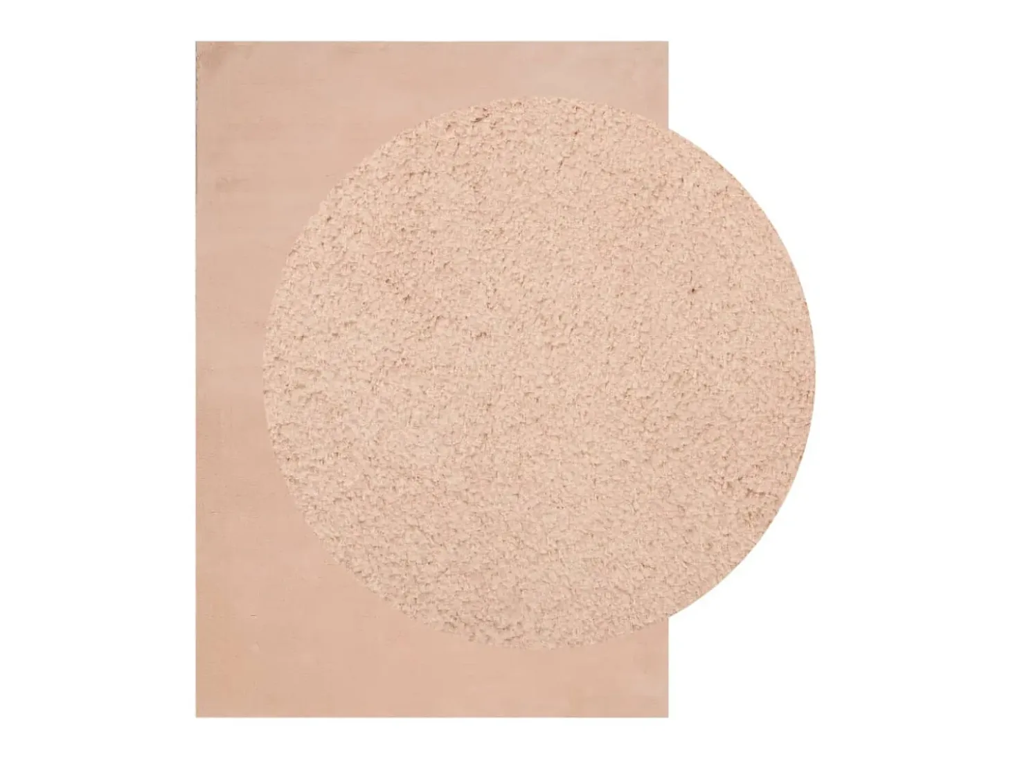 Hester Alfombra de pelo corto suave lavable HUARTE rosado 160x230 cm