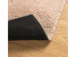 Hester Alfombra de pelo corto suave lavable HUARTE rosado 160x230 cm
