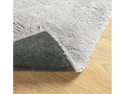 Hester Alfombra de pelo corto suave lavable HUARTE gris 80x150 cm
