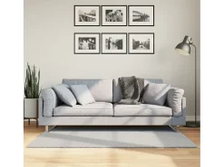 Hester Alfombra de pelo corto suave lavable HUARTE gris 80x150 cm