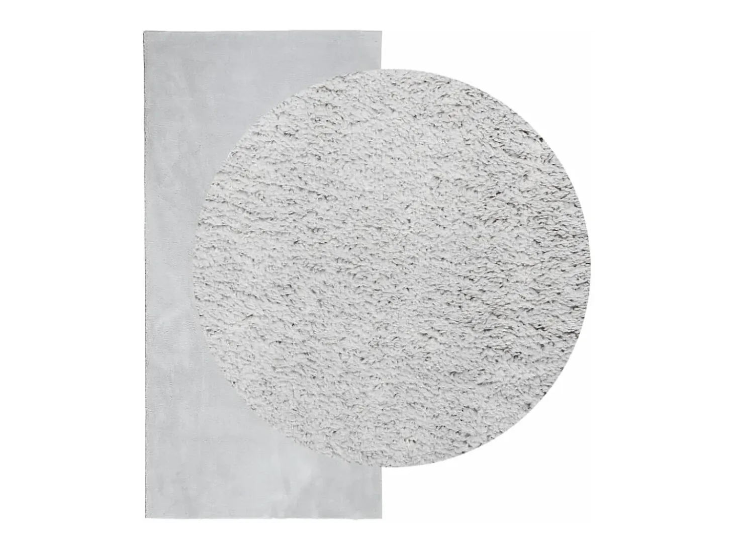 Hester Alfombra de pelo corto suave lavable HUARTE gris 100x200 cm