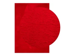 Hester Alfombra de pelo corto suave lavable HUARTE rojo 140x200 cm
