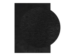 Hester Alfombra de pelo corto suave lavable HUARTE negro 200x280 cm