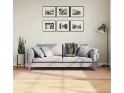 Hester Alfombra de pelo corto suave lavable HUARTE rosado 100x200 cm