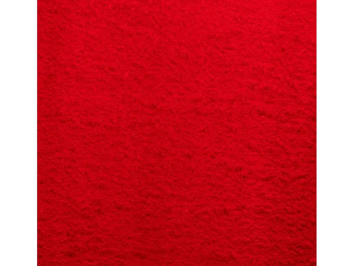 Hester Alfombra de pelo corto suave lavable HUARTE rojo 160x160 cm
