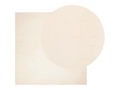 Hester Alfombra de pelo corto suave lavable HUARTE beige 240x240 cm