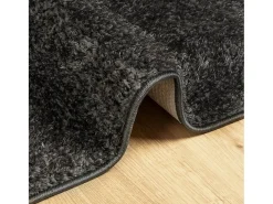 High Point Alfombra pelo largo aspecto brillante ISTAN antracita 140x200cm