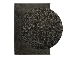 High Point Alfombra pelo largo aspecto brillante ISTAN antracita 140x200cm