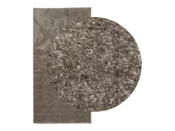 High Point Alfombra pelo largo aspecto brillante ISTAN gris 100x200 cm