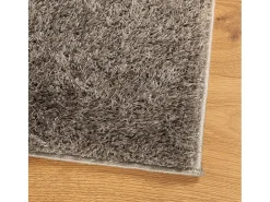 High Point Alfombra pelo largo aspecto brillante ISTAN gris 140x200 cm