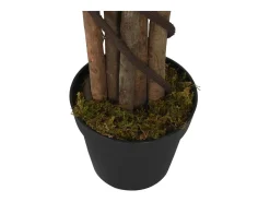 Higuera de hojas de violín artificial 232 hojas verde 180 cm ES120478