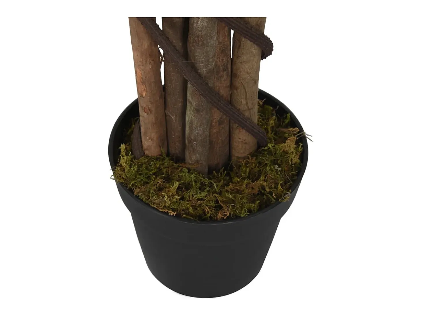 Higuera de hojas de violín artificial 232 hojas verde 180 cm ES120478