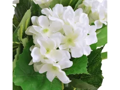 Hortensia artificial blanca con maceta de 60 cm