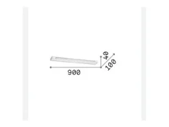 Ideal Lux BALANCE Aplique LED Integrado Blanco 3100Lm 3000K