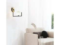 Ideal Lux BIRDS Aplique Globe Negro