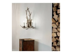 Ideal Lux Chalet - 2 luces de pared interior marrón claro, E14