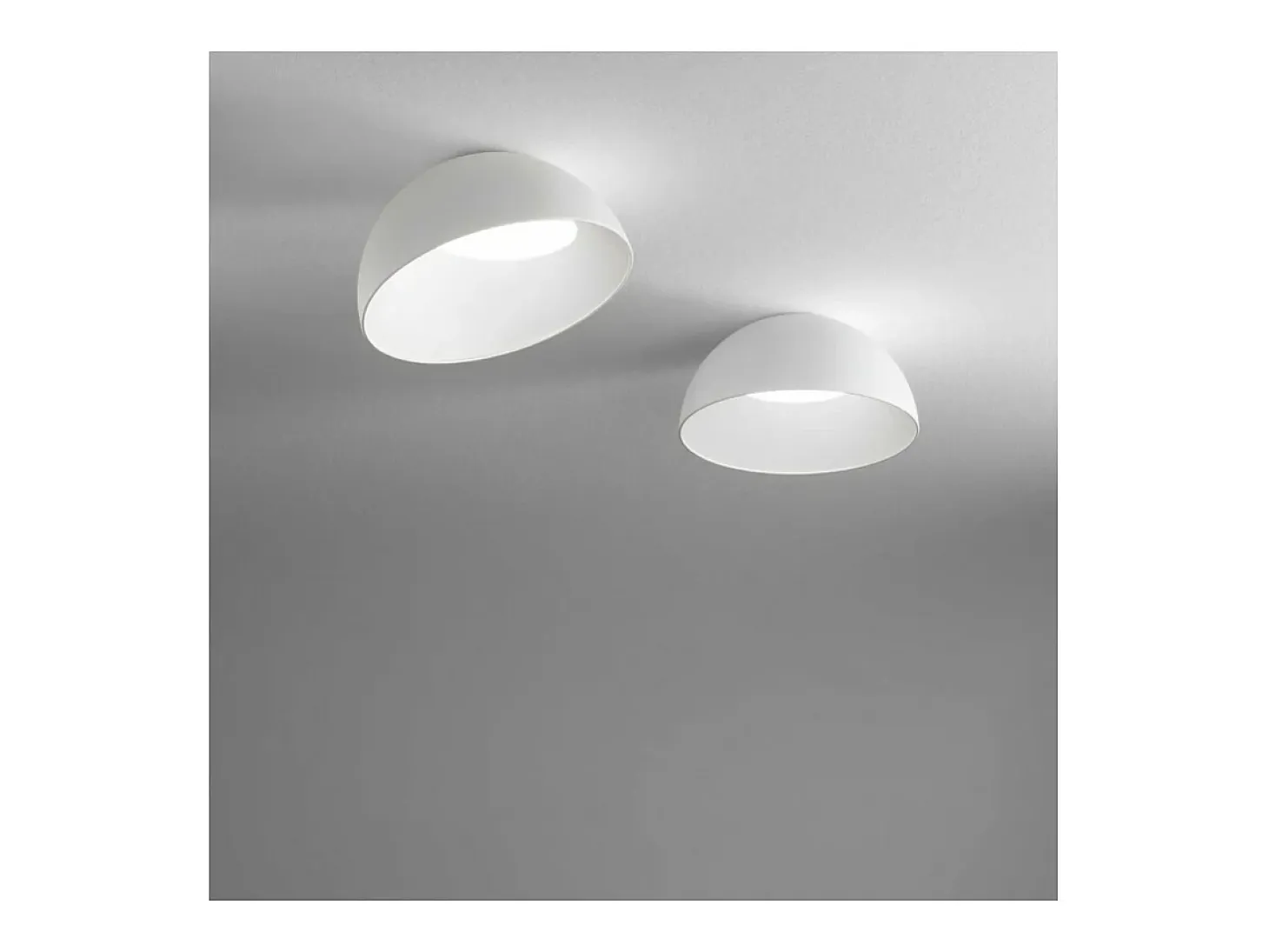 Ideal Lux COROLLA Plafón LED Integrado Bowl Semi Empotrable Blanco 2800Lm 3000K