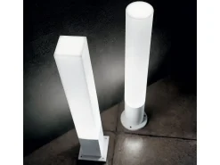 Ideal Lux Edo Outdoor - 1 Bolardo de exterior redondo ligero blanco IP44