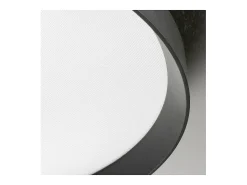 Ideal Lux FLY Foco LED Semi Empotrado Integrado 35cm Negro, 4000K, IP40