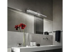 Ideal Lux Mirror-10 - Aplique de pared con 4 luces Cromado, G9