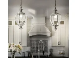 Ideal Lux Norma - Lámpara colgante de techo con 1 luz, vidrio cromado, E27