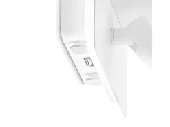 Ideal Lux PIANO Luz de lectura LED de 2 luces blanca, interruptor incorporado, 3000 K, no regulable
