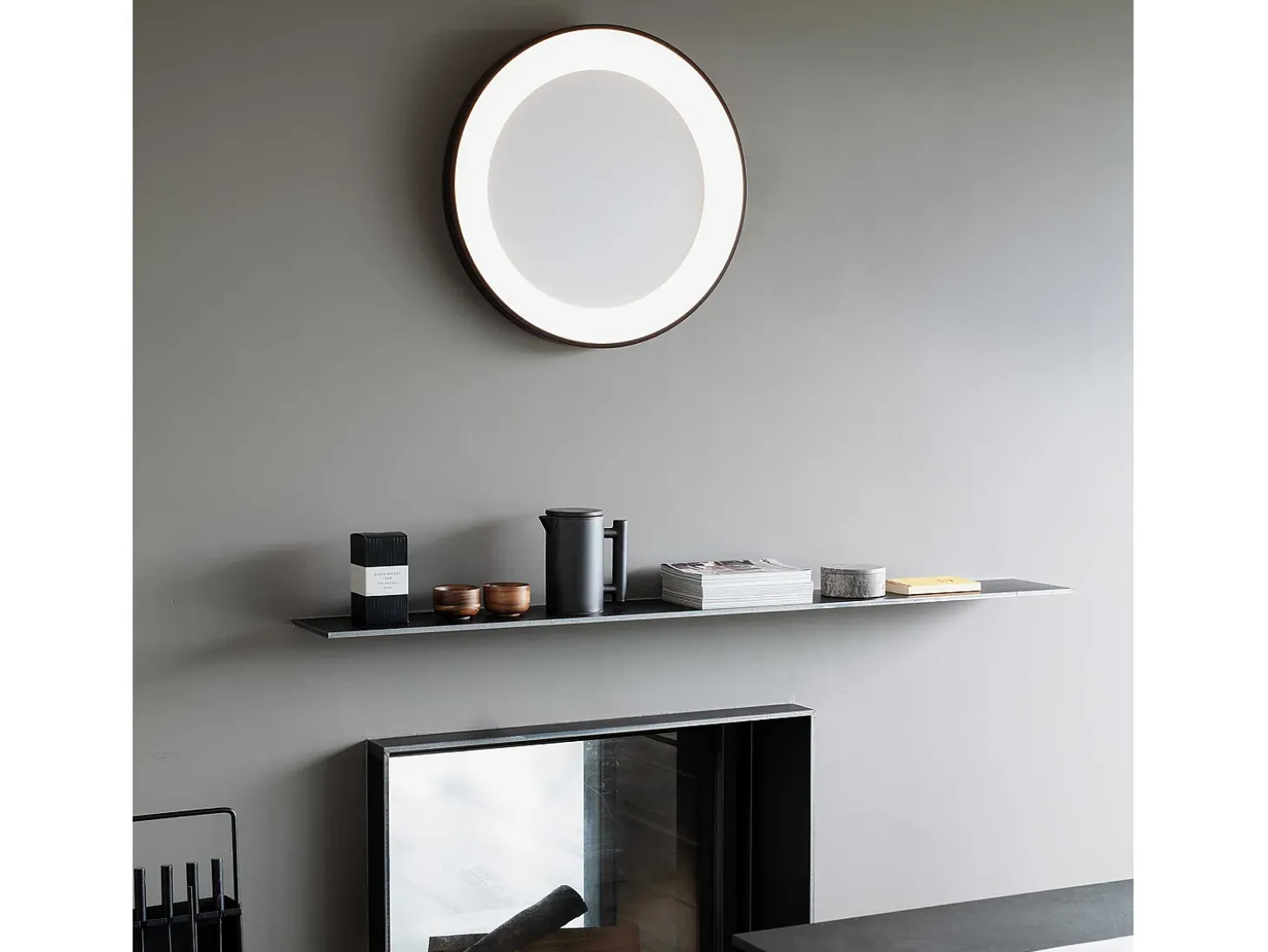 Ideal Lux PLANET Foco LED Integrado Semi Plafón Negro 3000Lm 3000K