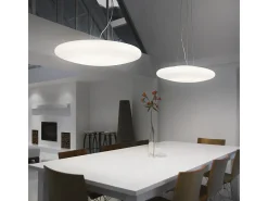 Ideal Lux Smarties Bianco - Lámpara colgante de techo grande de 5 luces blanco, E27