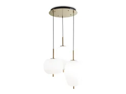 Ideal Lux UMILE - Lámpara colgante de techo en racimo LED integrada 3 luces blanco 3000K