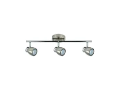 Iluminacion Para Baño Chacho 3 Focos Niquel-cromo