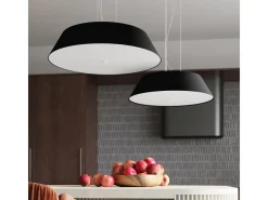 Incasso Cilindrico Nero 60cm E27 Plafón cilíndrico Negro 60cm E27