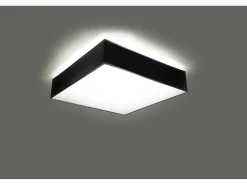 Incasso quadrato nero 25cm E27 Lámpara de empotrar cuadrada Negra 25cm E27