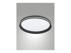 Isy - Fabas Luce Lámpara de techo LED de aluminio - LED integrado 64W IP20 Negro