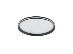 Isy - Fabas Luce Lámpara de techo LED de aluminio - LED integrado 64W IP20 Negro
