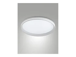 Isy - Fabas Luce Lámpara de techo LED de aluminio - LED integrado 42W IP20 Blanco