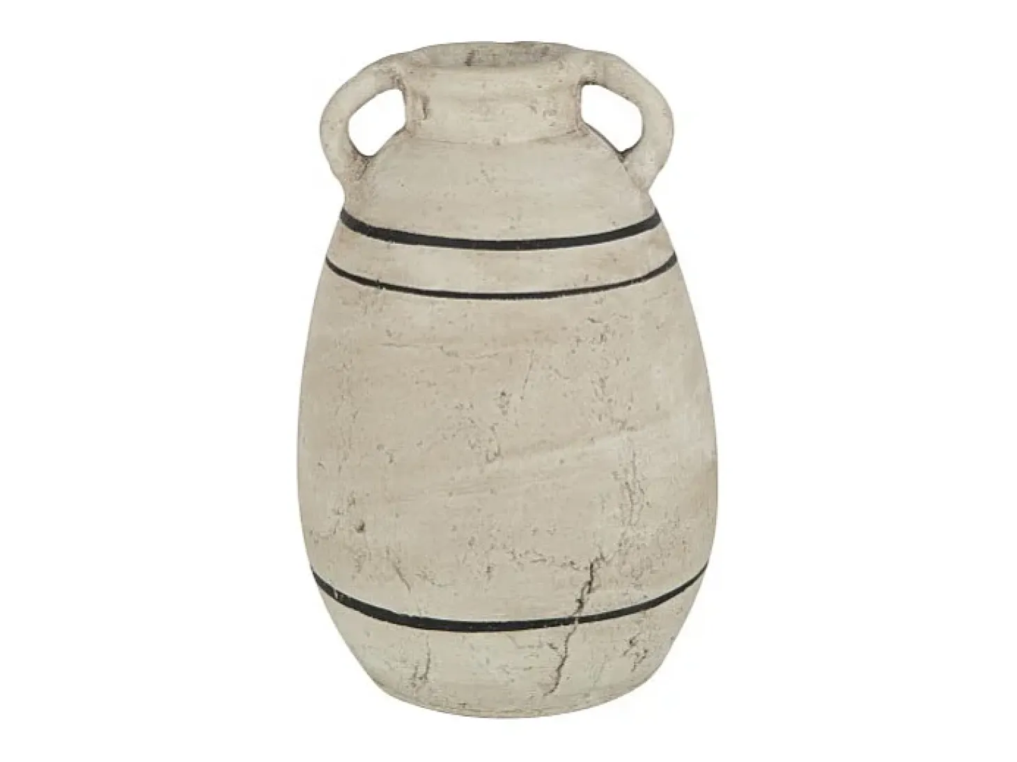 Jarrón de cerámica beige 20*20*30 cm