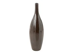 Jarrón de cerámica marrón 18*18*70 cm