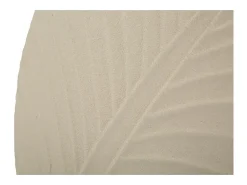 Jarrón de metal beige 41,5x14 cm