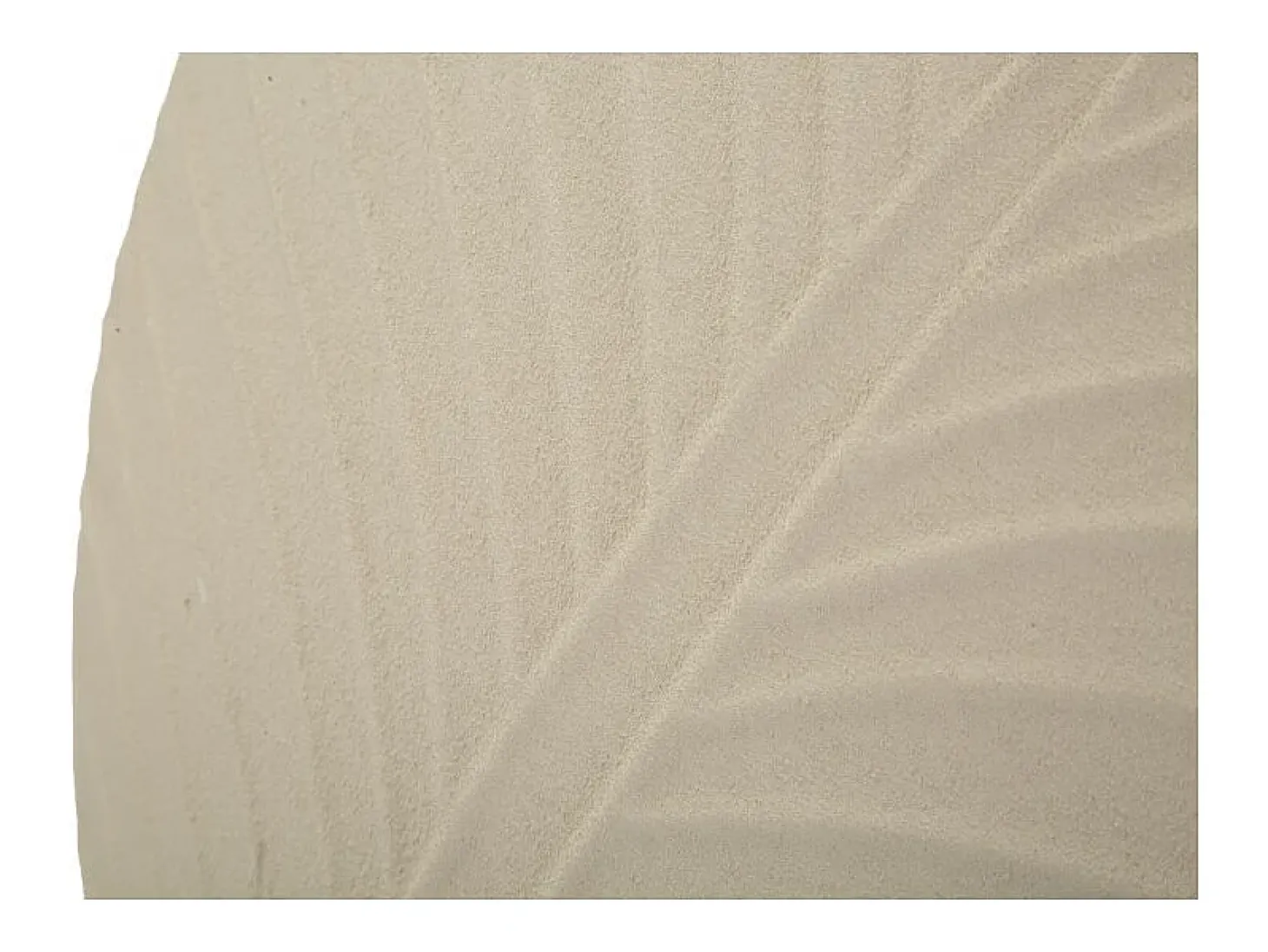 Jarrón de metal beige 41,5x14 cm