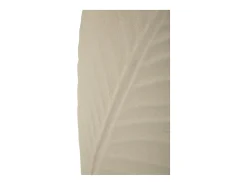 Jarrón de metal beige 26x11x41 cm