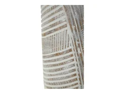 Jarrón de resina blanco 19x55 cm