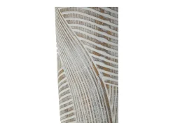 Jarrón de resina blanco 18x45 cm