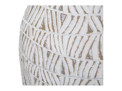 Jarrón de resina blanco 30,5x11,5x46,5 cm