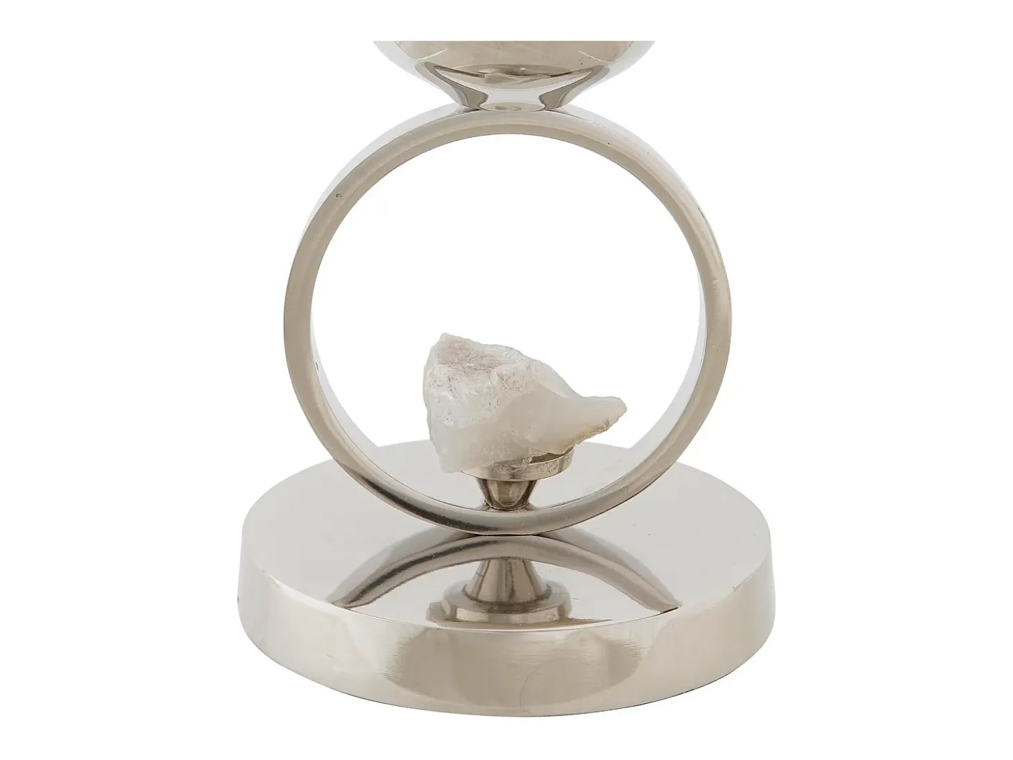 Jarrón DKD Home Decor Champán Cristal Aluminio (15 x 15 x 44 cm)