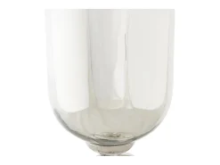 Jarrón DKD Home Decor Champán Cristal Aluminio (15 x 15 x 56 cm)