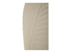 Jarrón en métal beige 18x9.5x29.5 cm