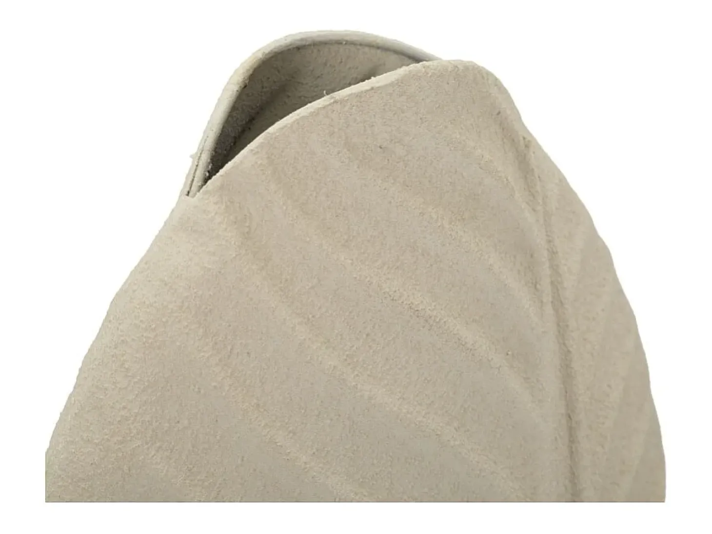 Jarrón en métal beige 18x9.5x29.5 cm