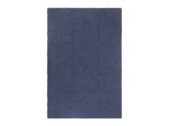 Jochem Alfombra rectangular algodón azul marino 180x250 cm