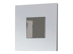 Juego 2 Espejos Cajún Entrada Moderno Blanco 45x45x2 cm