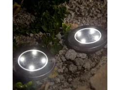 Juego de 8 balizas solares redondas D12CM DECKY